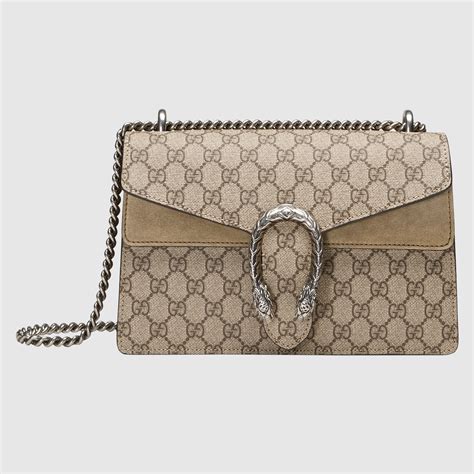 dionysus gg supreme mini chain shoulder bag|gucci dionysus bag suede medium.